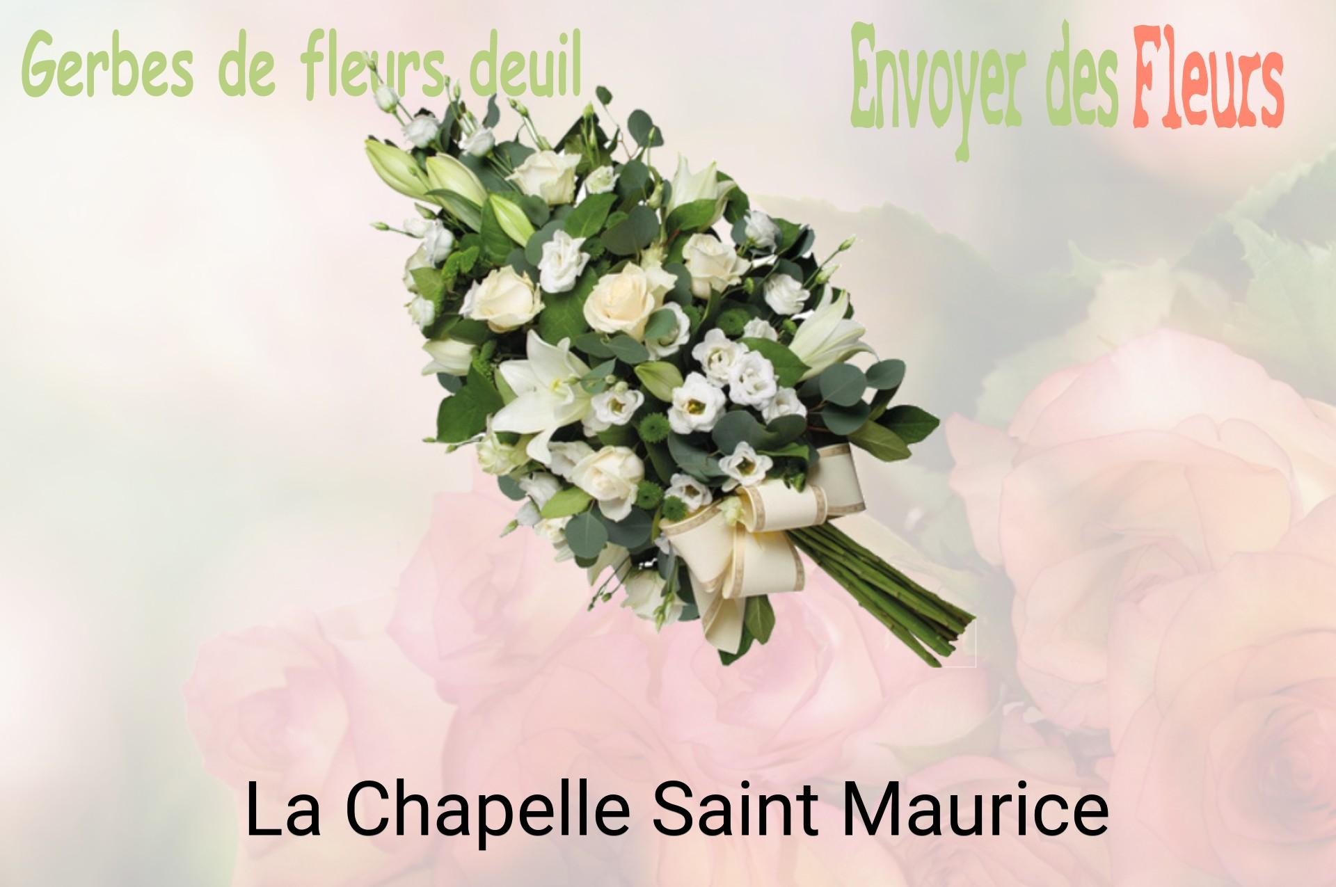Gerbe de fleurs de deuil livrée à La Chapelle-Saint-Maurice